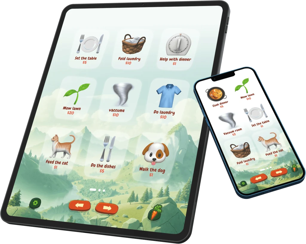 Tasks n Chores app on multiple devices