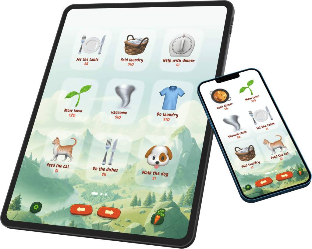 Tasks n Chores app on multiple devices